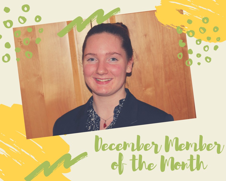 December Member of the Month - Lauren Johnson